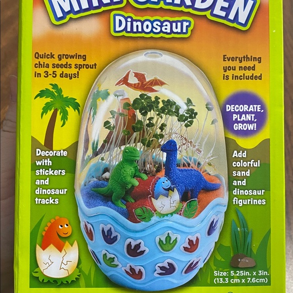 “5/$20” dinosaur themed mini growing garden - Picture 2 of 4